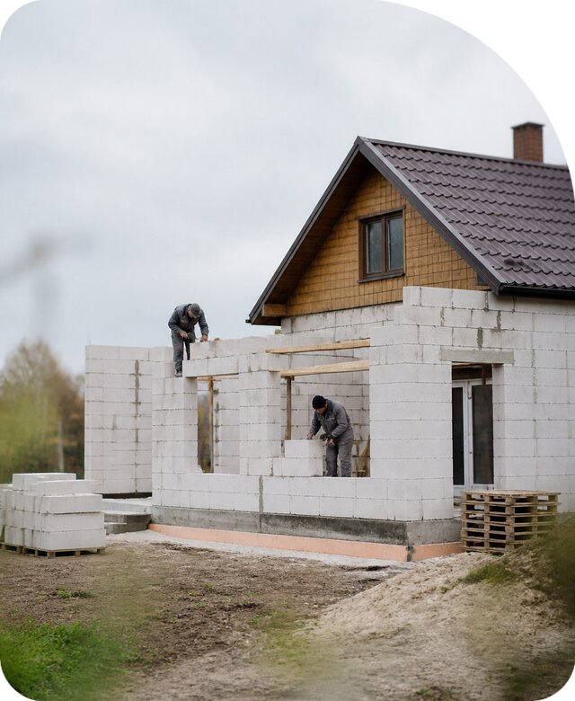 Пристройка из пеноблоков в Рыбинске под ключ от 36428 р. | РадиДОМА-Рбн